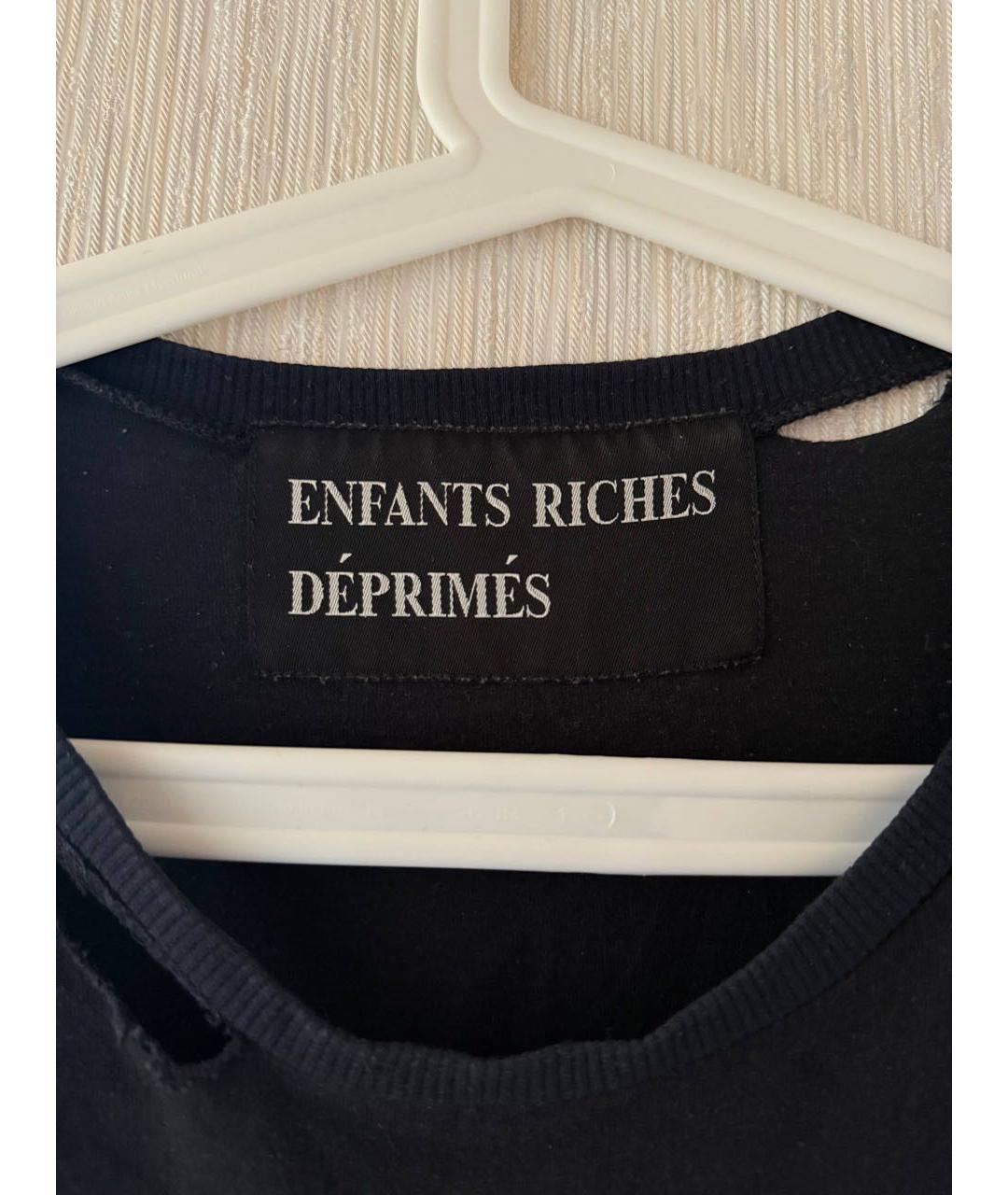 Enfants Riches Déprimés Темно-синяя хлопковая футболка, фото 3