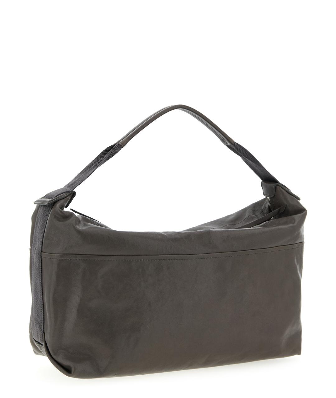 LEMAIRE Коричневая кожаная сумка через плечо, фото 2