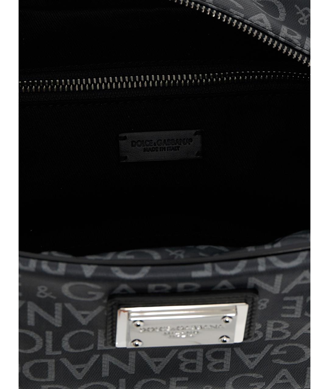 DOLCE&GABBANA Черная барсетка, фото 4
