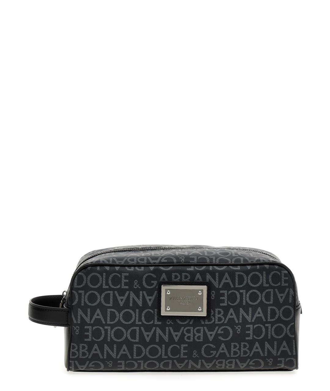 DOLCE&GABBANA Черная барсетка, фото 1