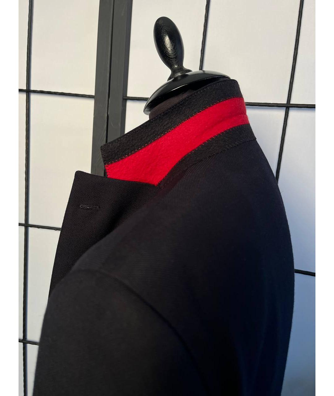 HUGO BOSS Темно-синий шерстяной пиджак, фото 4