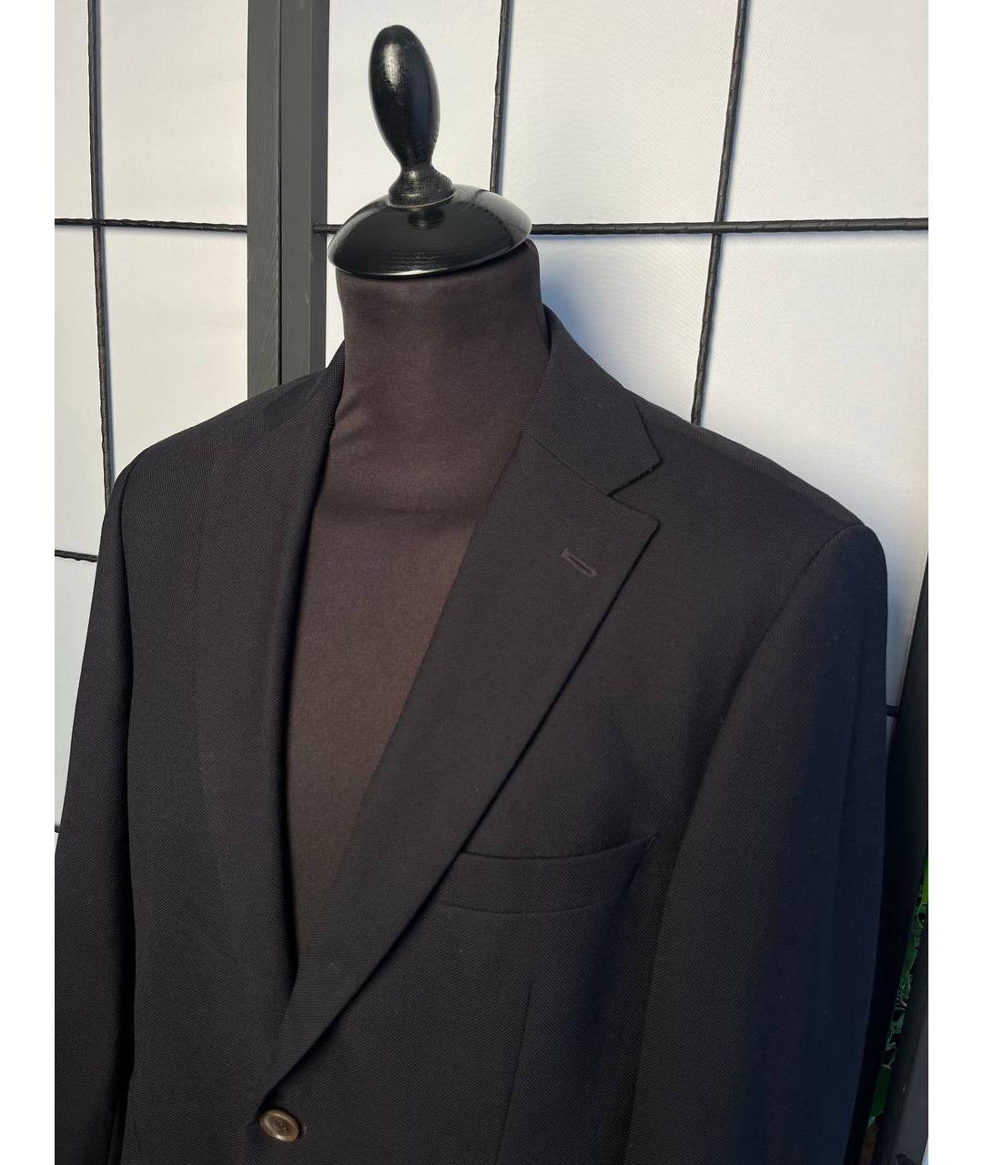 HUGO BOSS Темно-синий шерстяной пиджак, фото 3