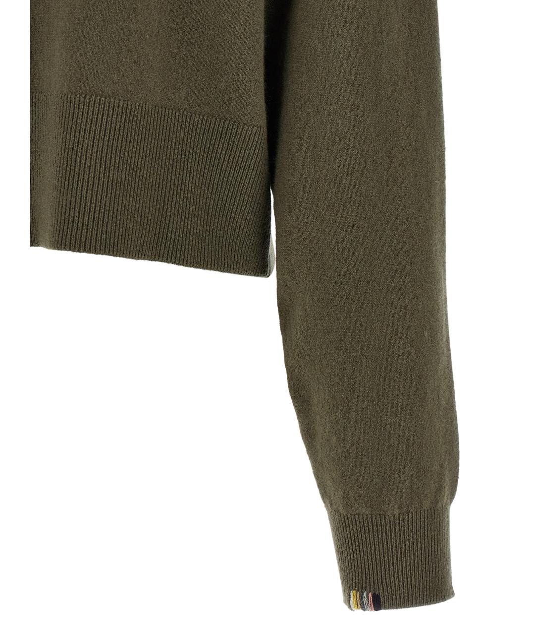 EXTREME CASHMERE Зеленый кашемировый кардиган, фото 4