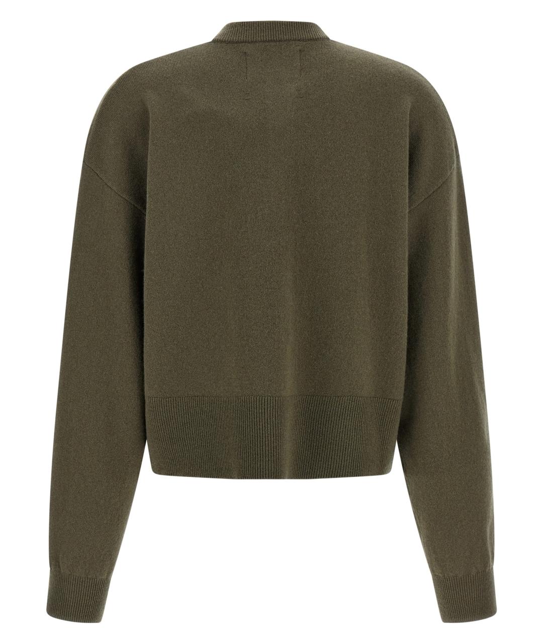 EXTREME CASHMERE Зеленый кашемировый кардиган, фото 2