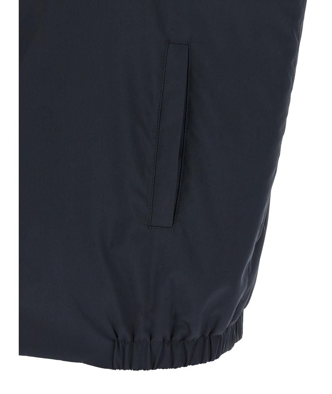 KITON Синяя хлопковая жилетка, фото 5