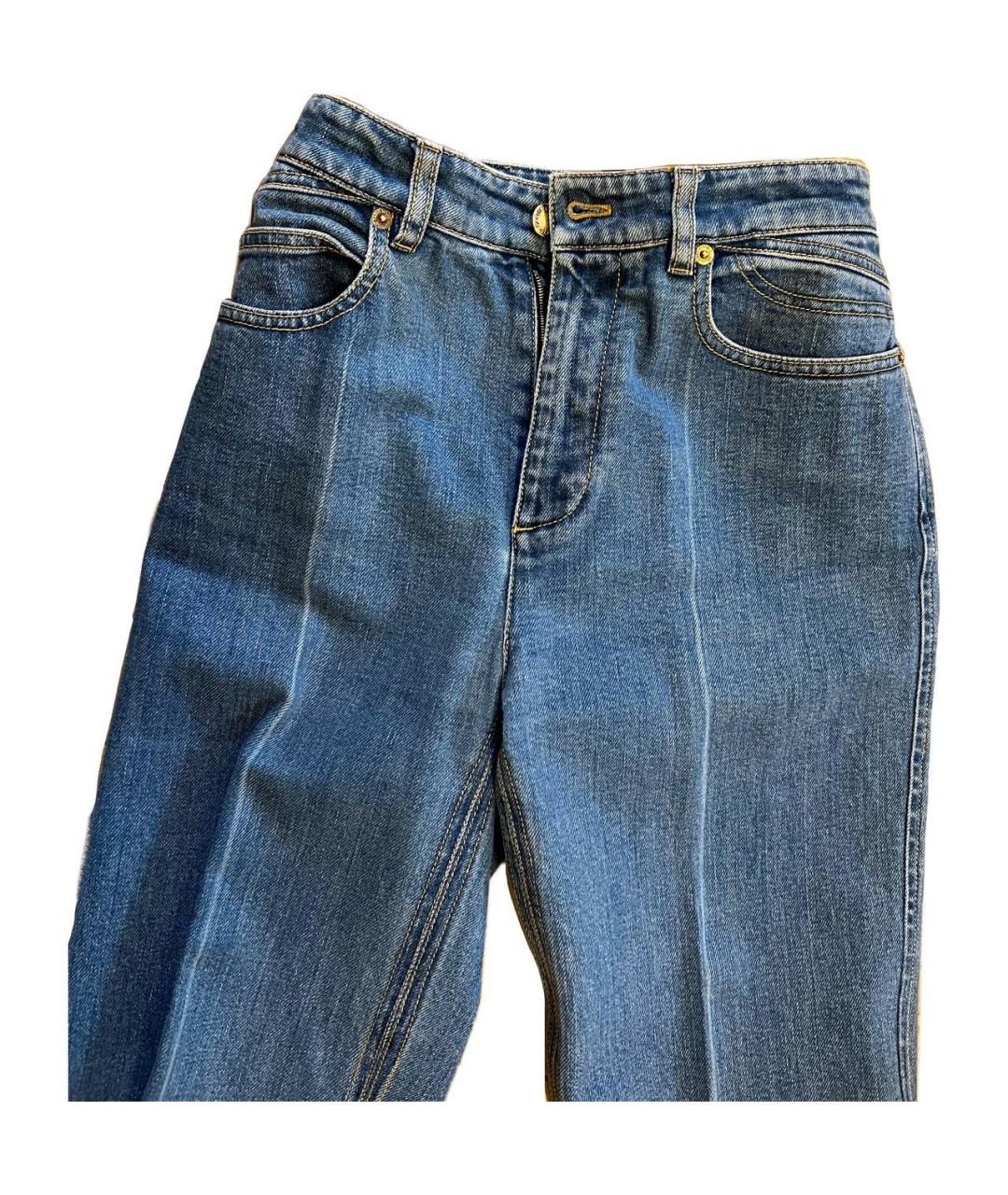 LOUIS VUITTON Голубые прямые джинсы, фото 8