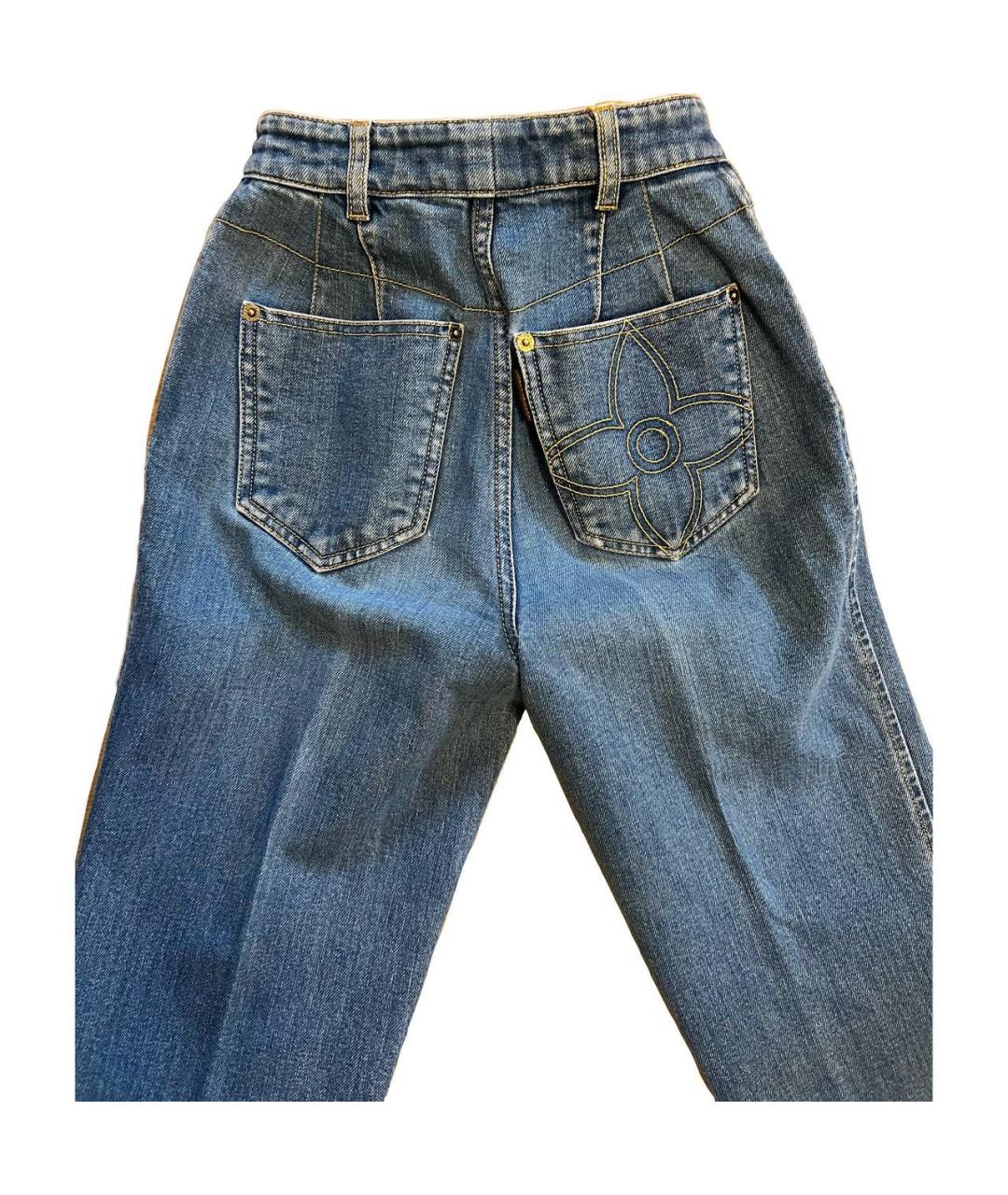 LOUIS VUITTON Голубые прямые джинсы, фото 2