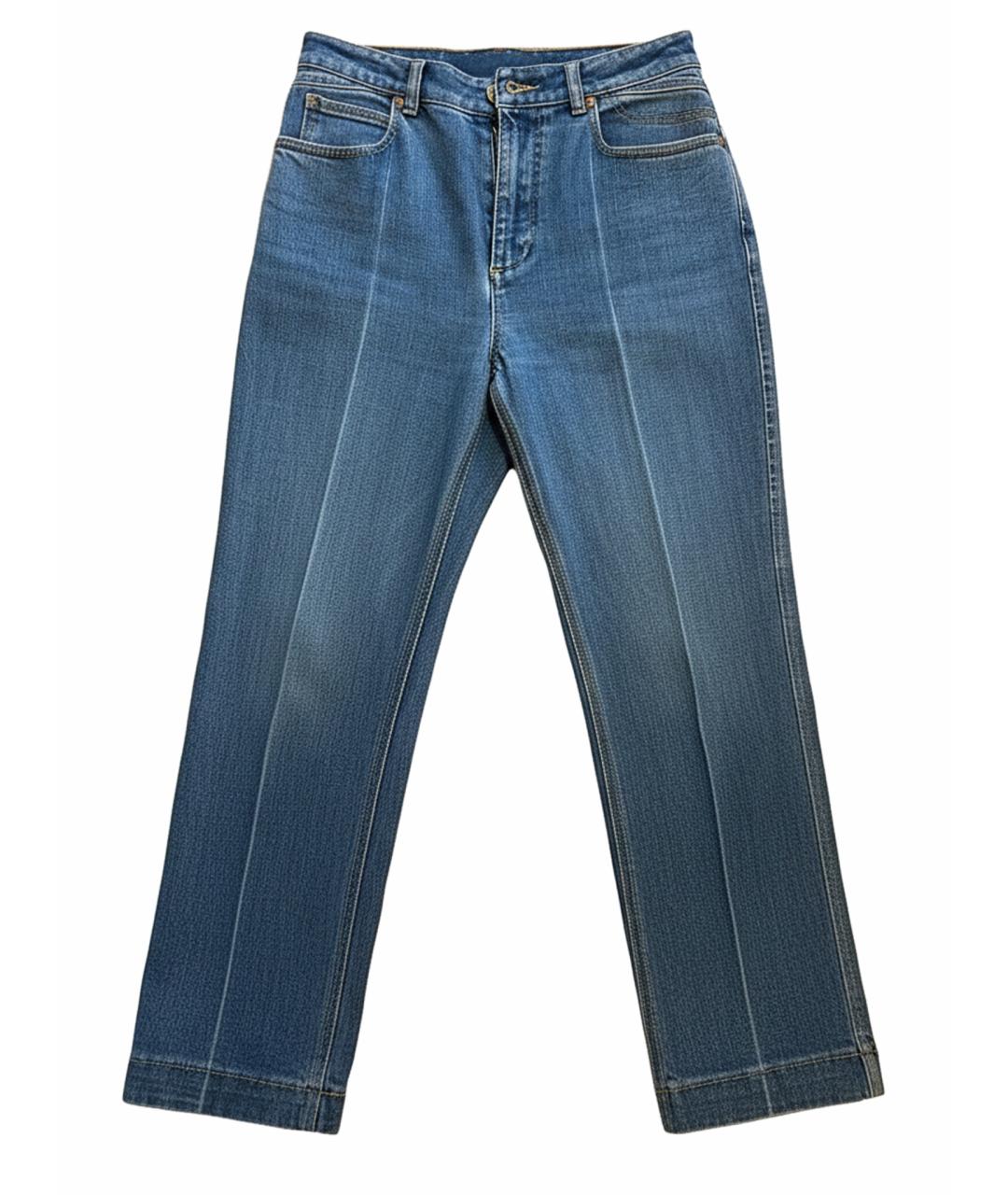 LOUIS VUITTON Голубые прямые джинсы, фото 1