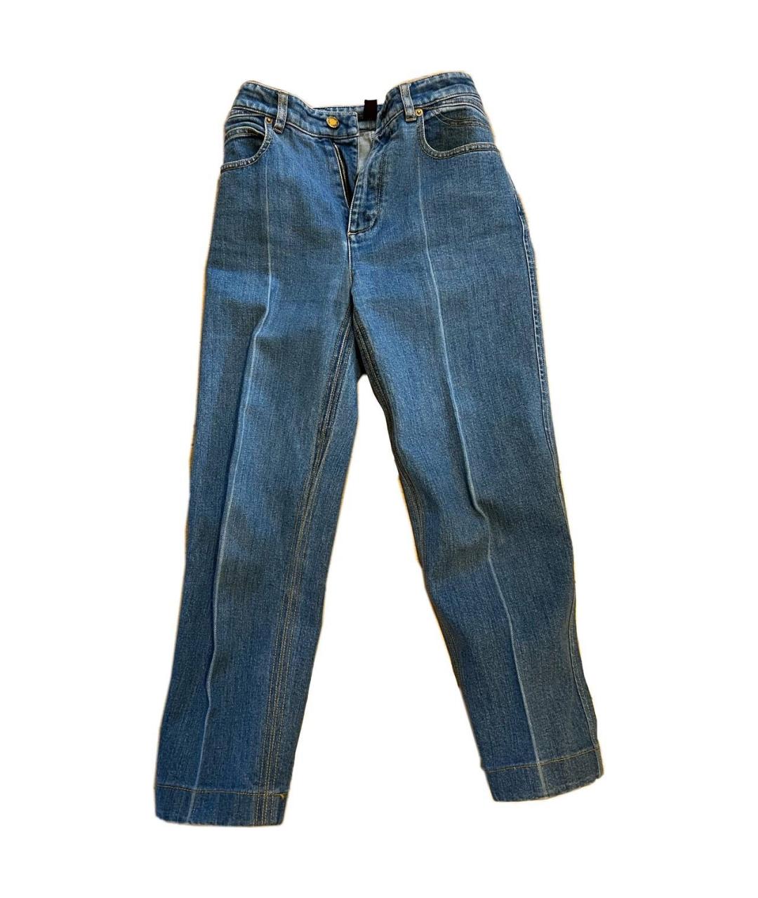 LOUIS VUITTON Голубые прямые джинсы, фото 7