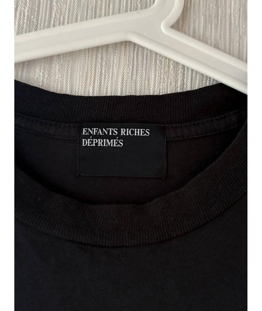 Enfants Riches Déprimés Черная хлопковая футболка, фото 3