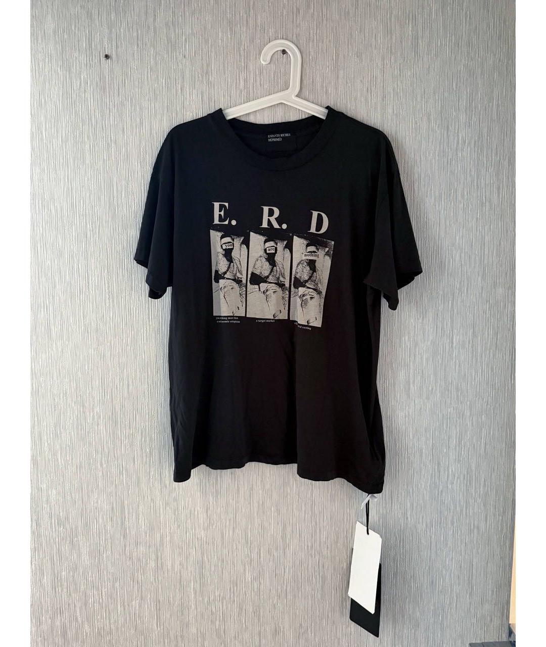 Enfants Riches Déprimés Черная хлопковая футболка, фото 9