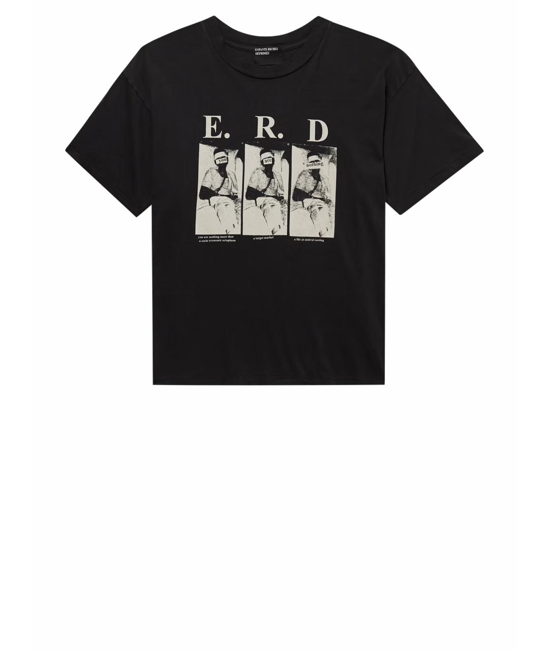 Enfants Riches Déprimés Черная хлопковая футболка, фото 1
