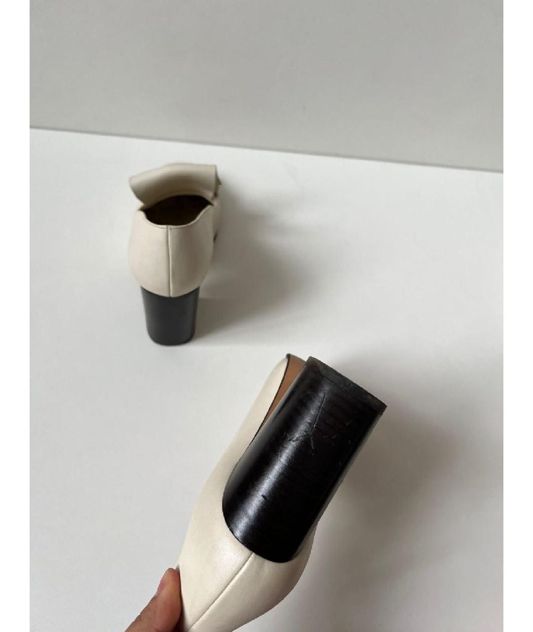 VALENTINO Бежевые кожаные туфли, фото 7