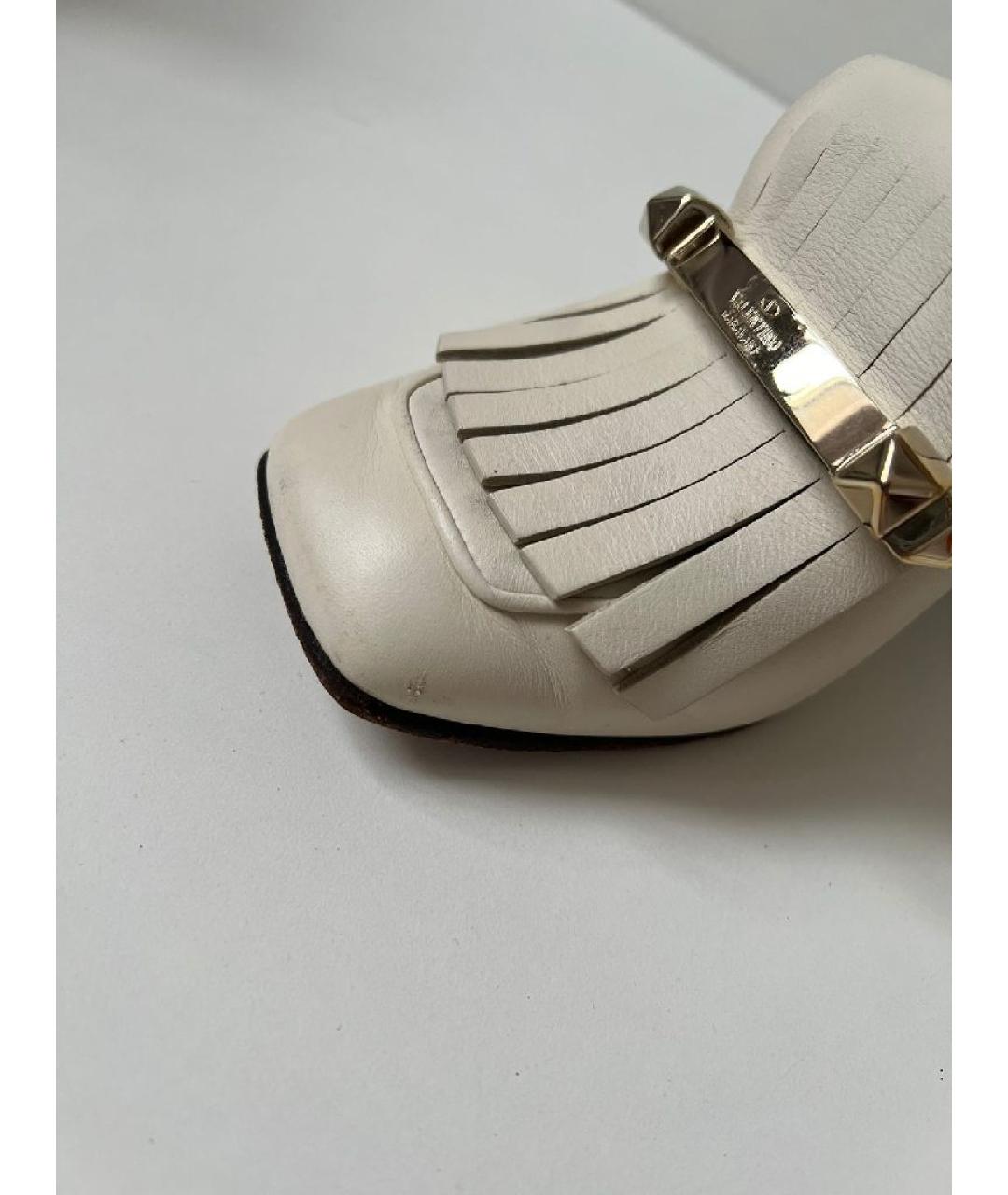 VALENTINO Бежевые кожаные туфли, фото 6