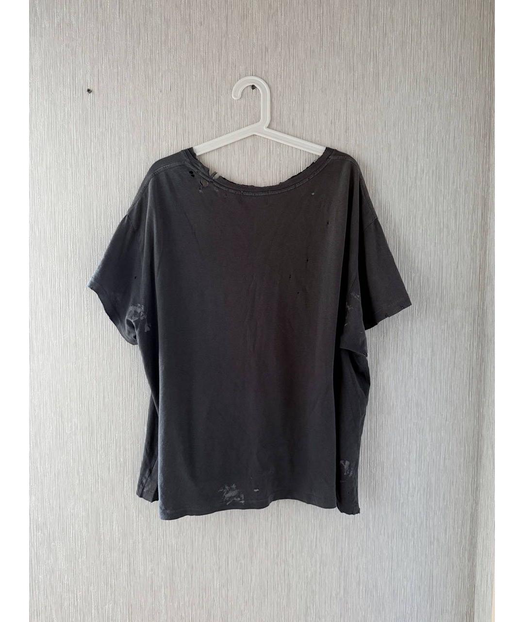 Enfants Riches Déprimés Антрацитовая хлопковая футболка, фото 2