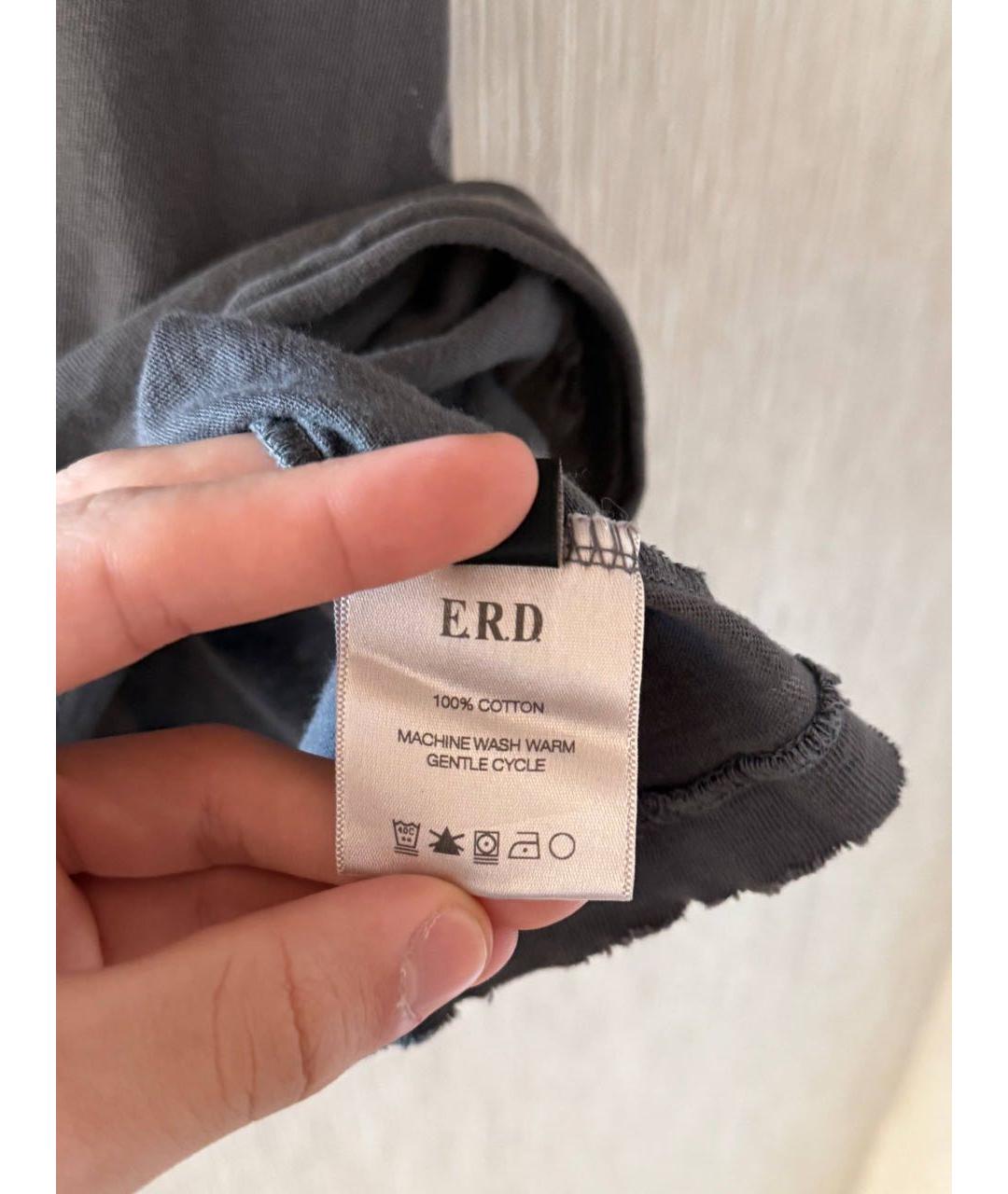 Enfants Riches Déprimés Антрацитовая хлопковая футболка, фото 6