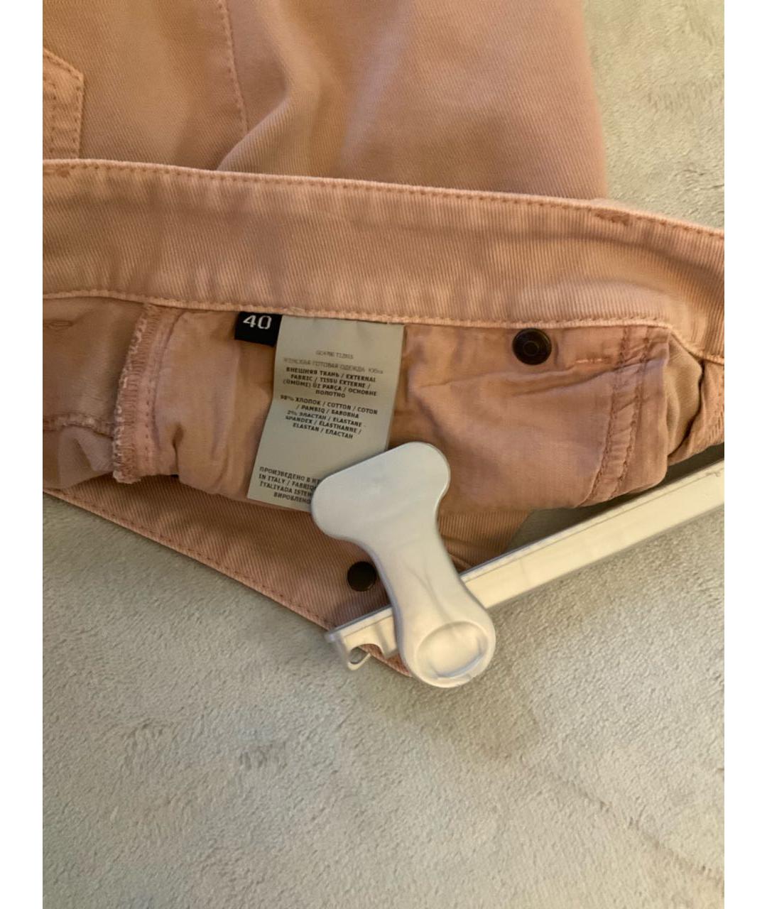 TOM FORD Розовая хлопко-эластановая юбка миди, фото 4