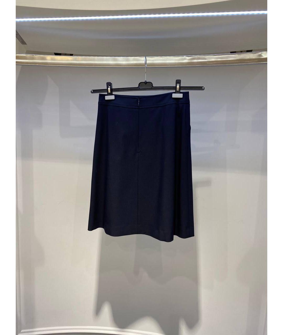 ETRO Темно-синяя юбка миди, фото 2