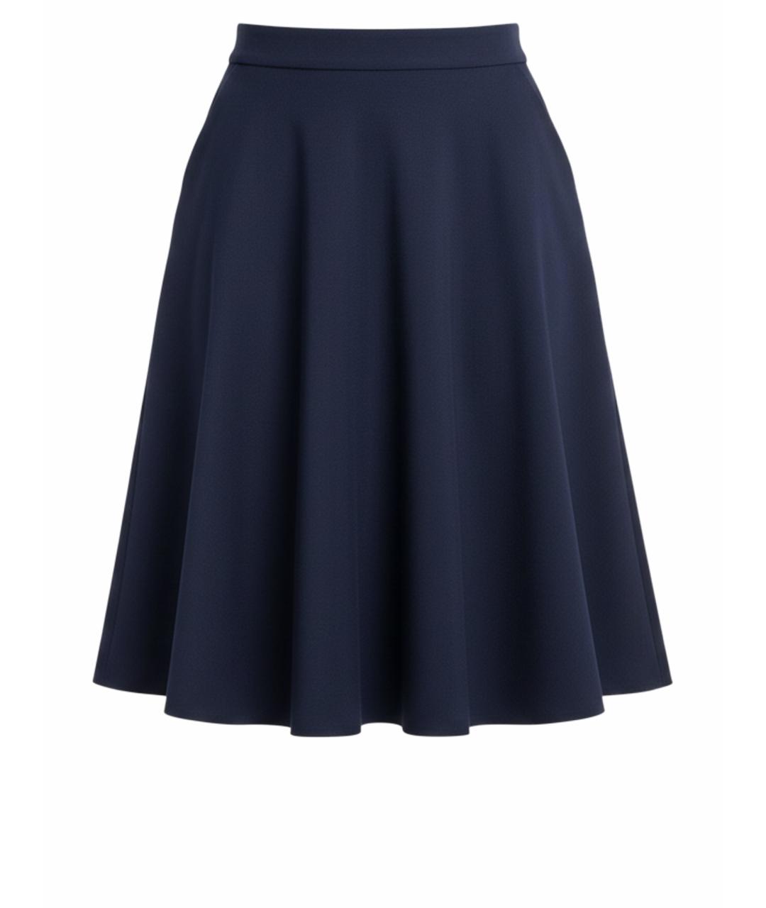 ETRO Темно-синяя юбка миди, фото 1