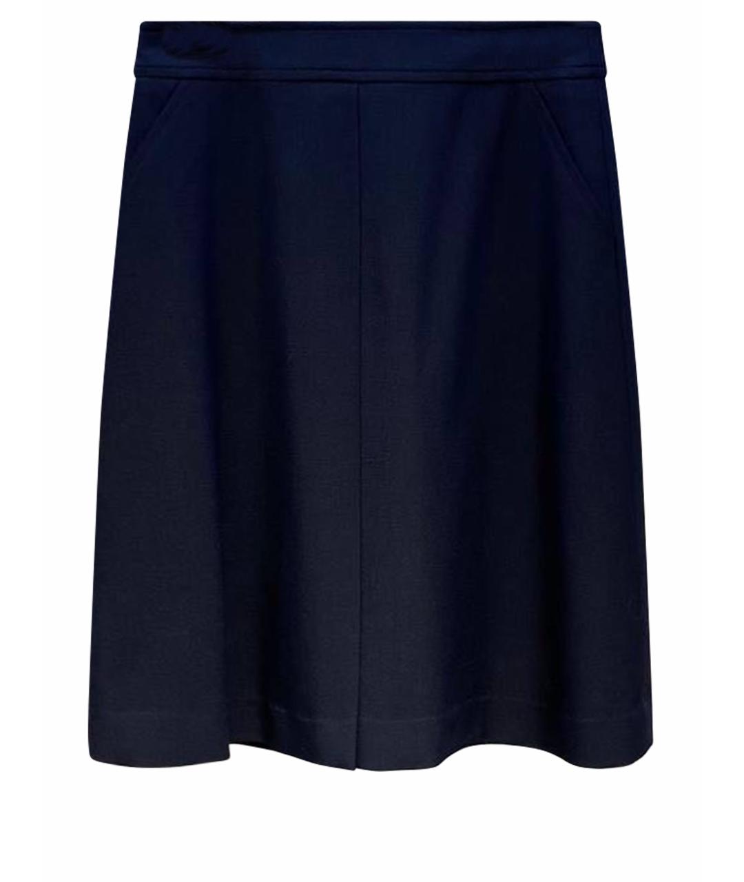 ETRO Темно-синяя юбка миди, фото 3