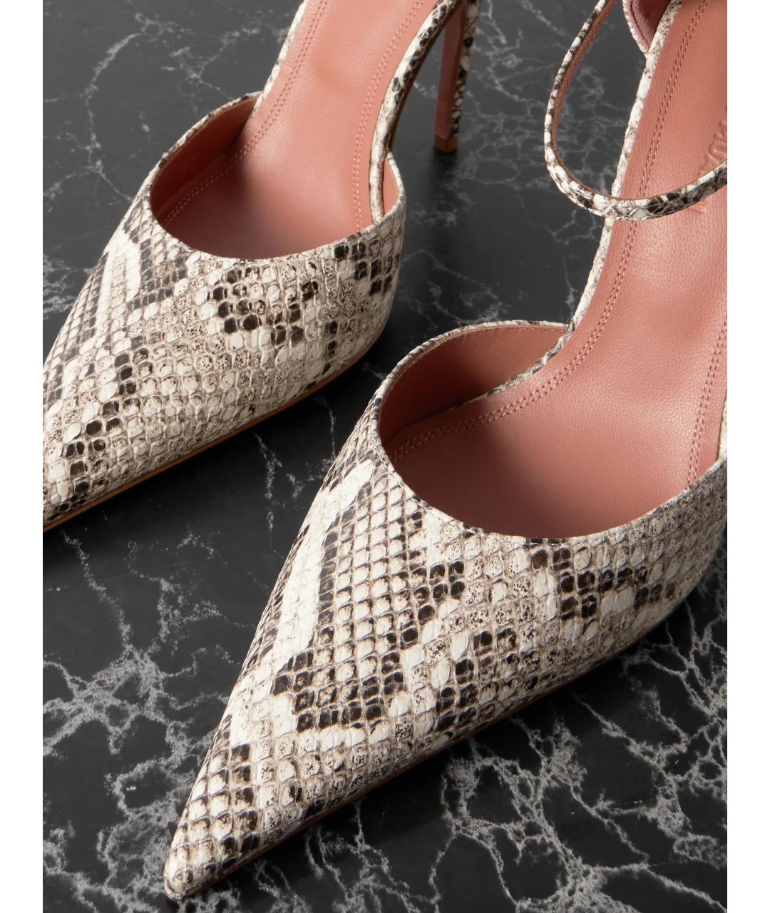 Amina Muaddi Мульти кожаные туфли, фото 3