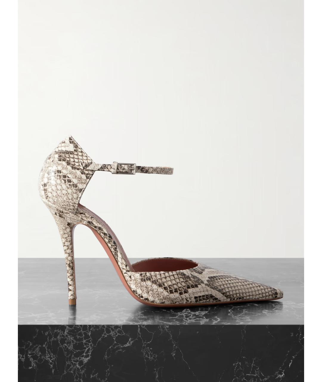 Amina Muaddi Мульти кожаные туфли, фото 5