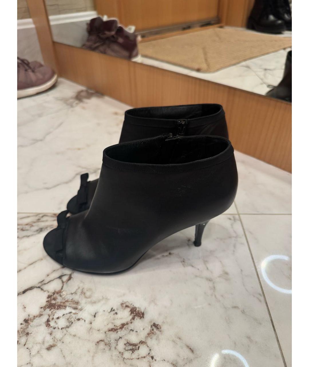 CHANEL Черные кожаные туфли, фото 8