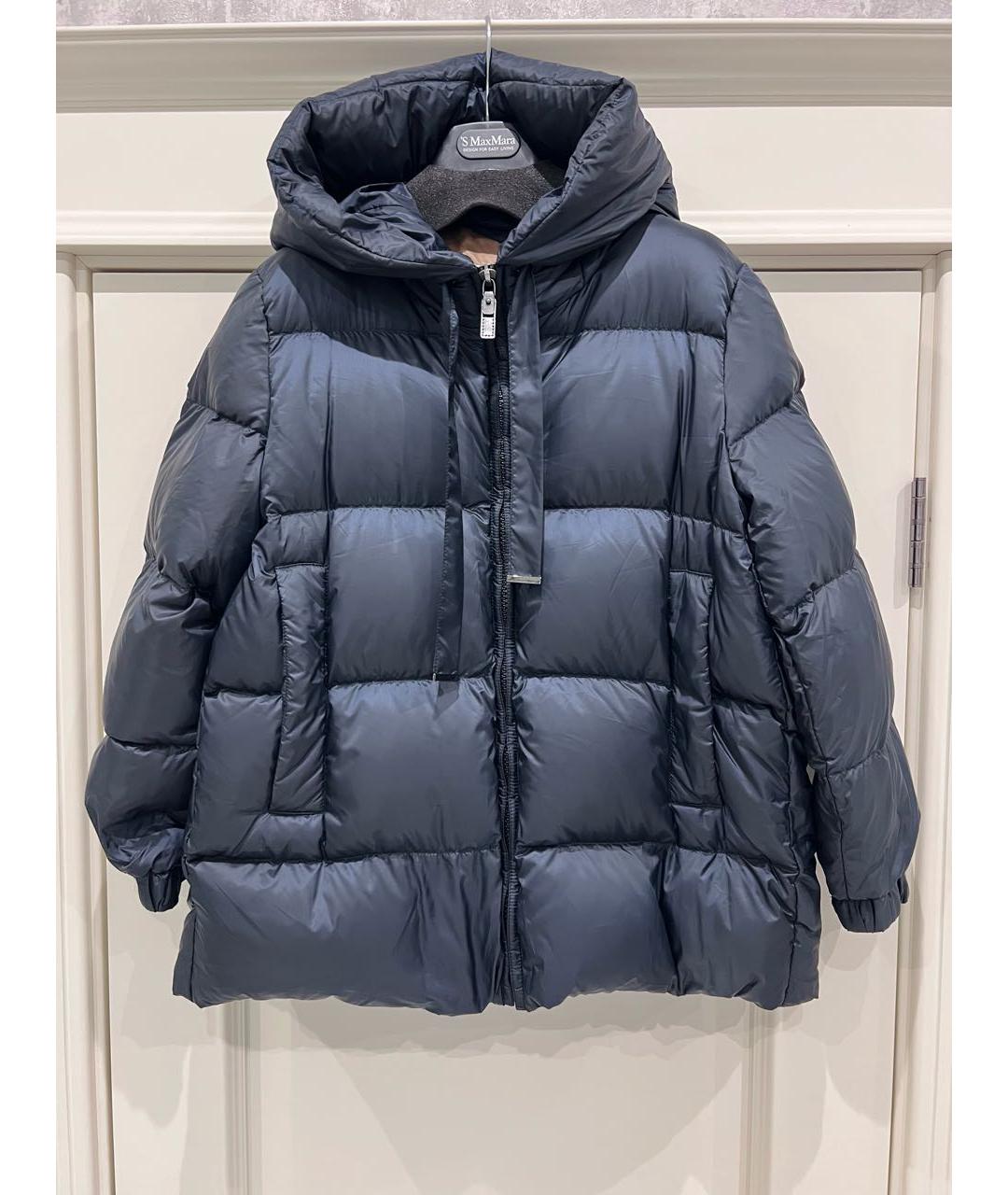 MAX MARA Темно-синяя куртка, фото 9