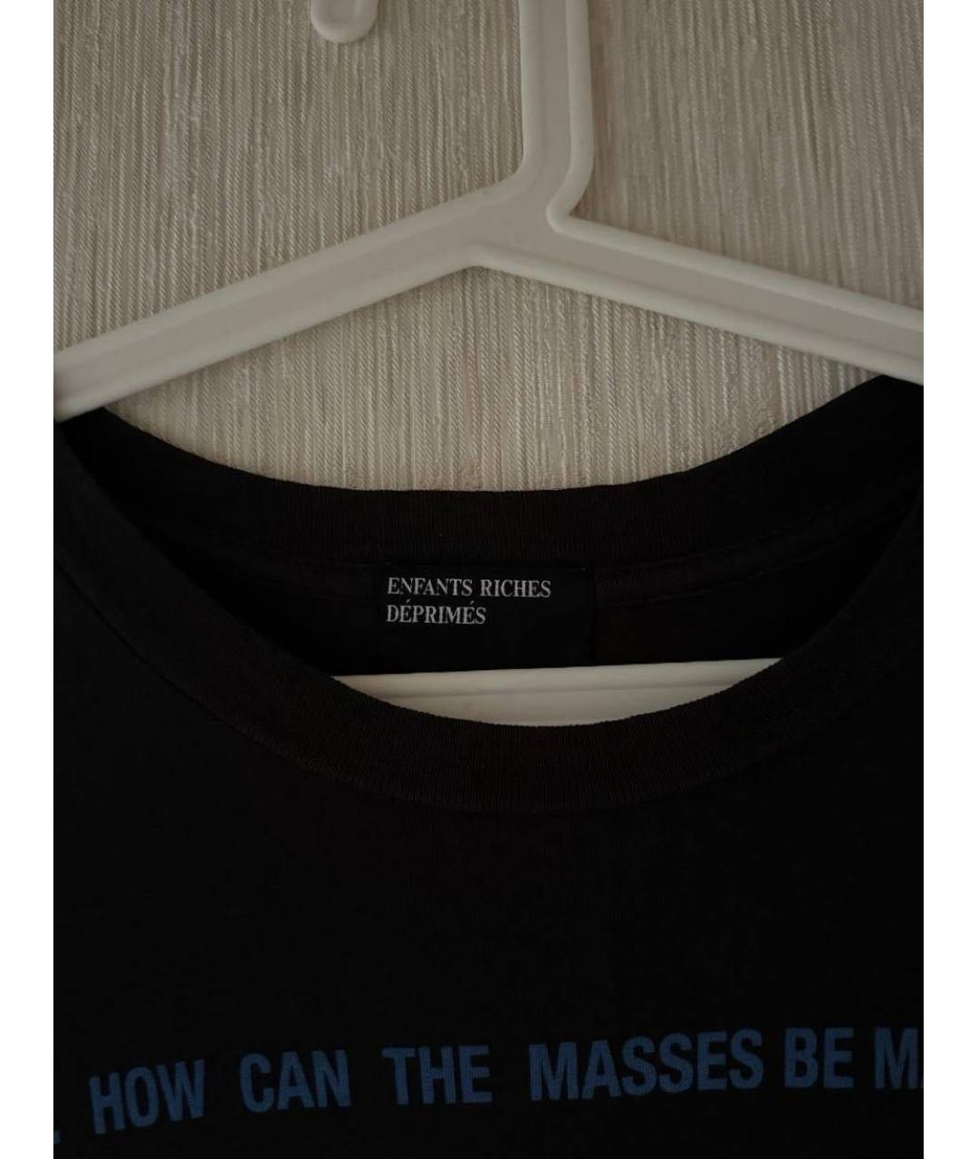 Enfants Riches Déprimés Темно-синяя хлопковая футболка, фото 8