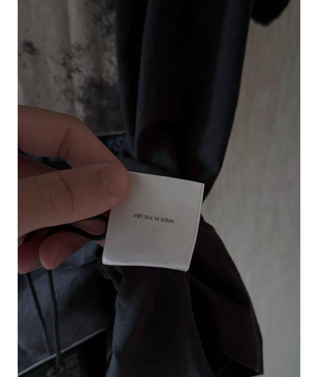 Enfants Riches Déprimés Темно-синяя хлопковая футболка, фото 7