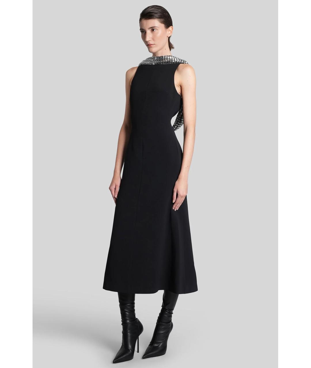 DAVID KOMA Черное коктейльное платье, фото 4