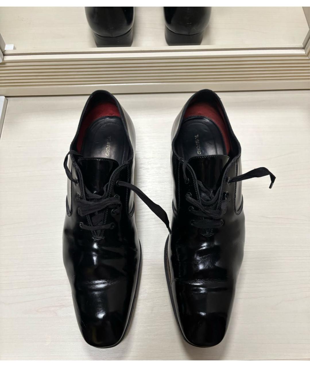 TOM FORD Черные туфли из лакированной кожи, фото 2