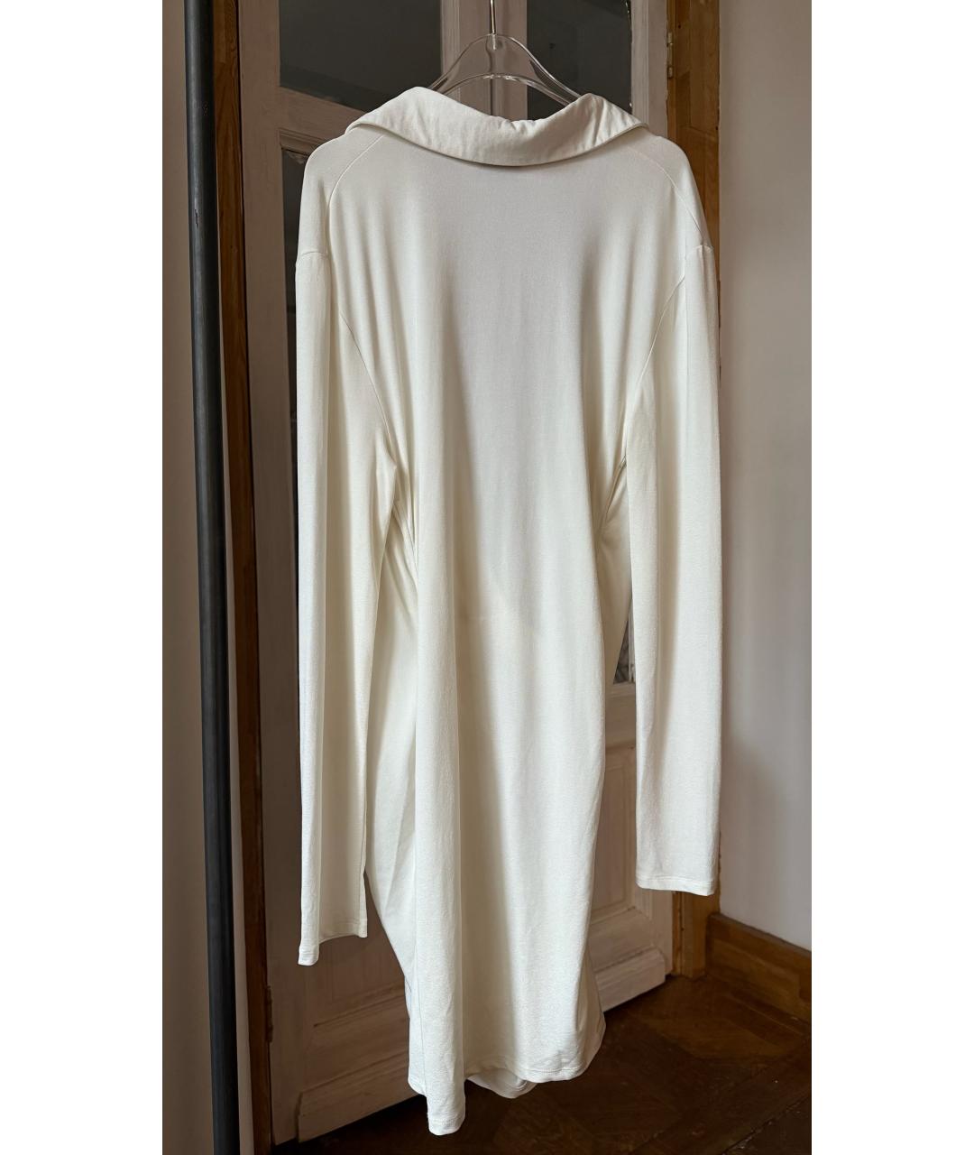 JACQUEMUS Белое вискозное вечернее платье, фото 2