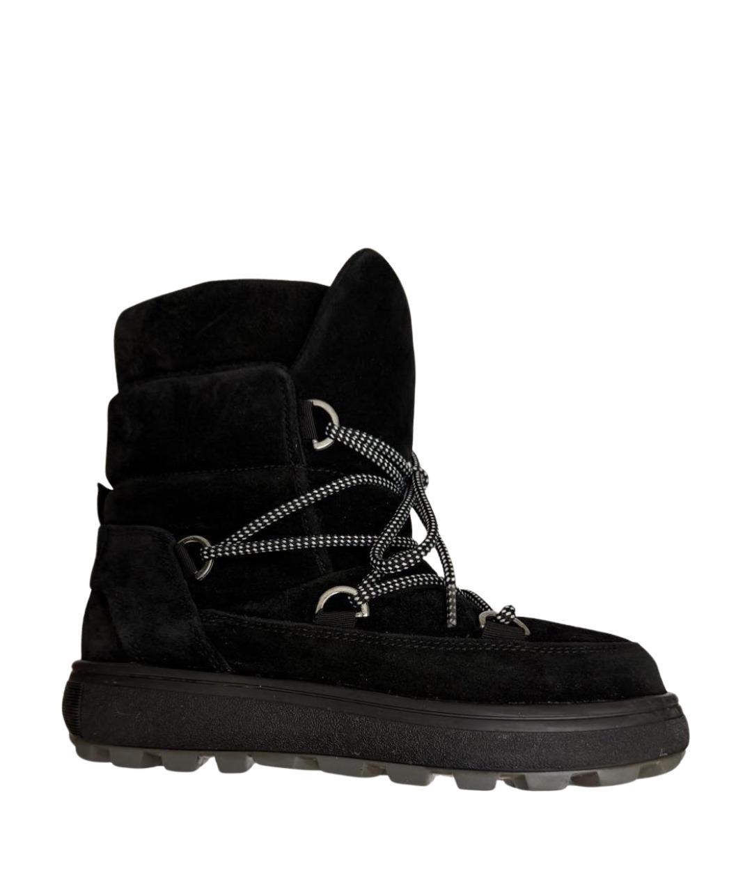 BOGNER Черные замшевые ботинки, фото 1