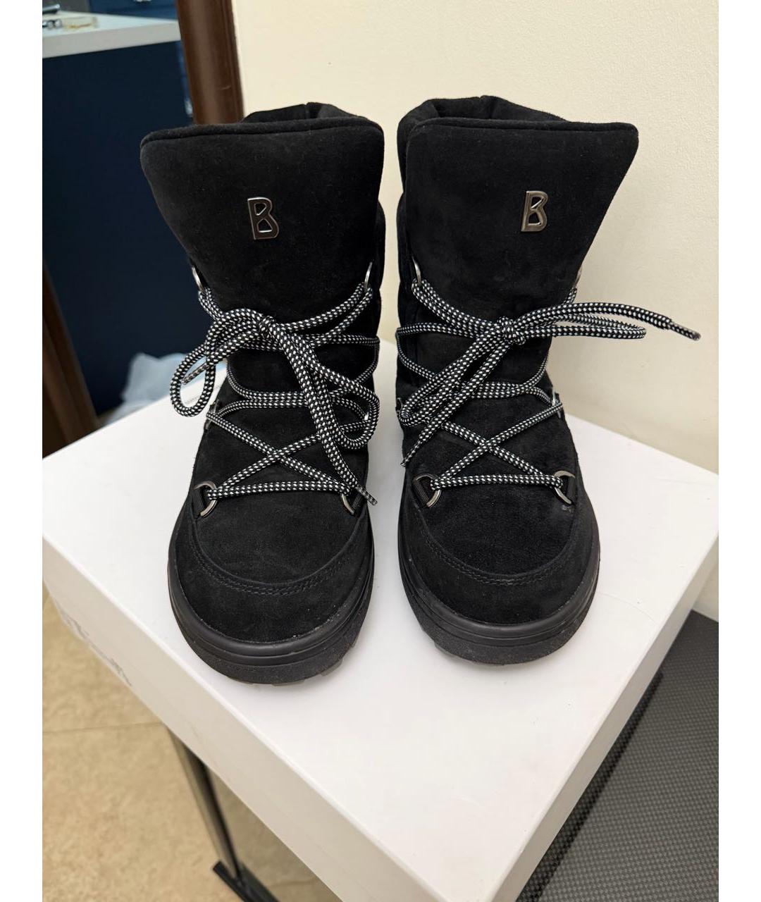 BOGNER Черные замшевые ботинки, фото 2