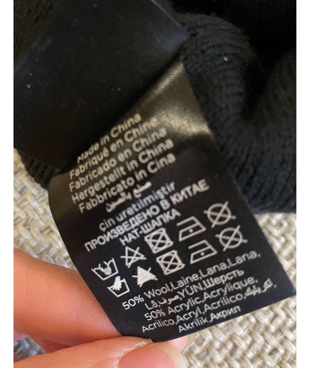 KARL LAGERFELD Черная шерстяная шапка, фото 5