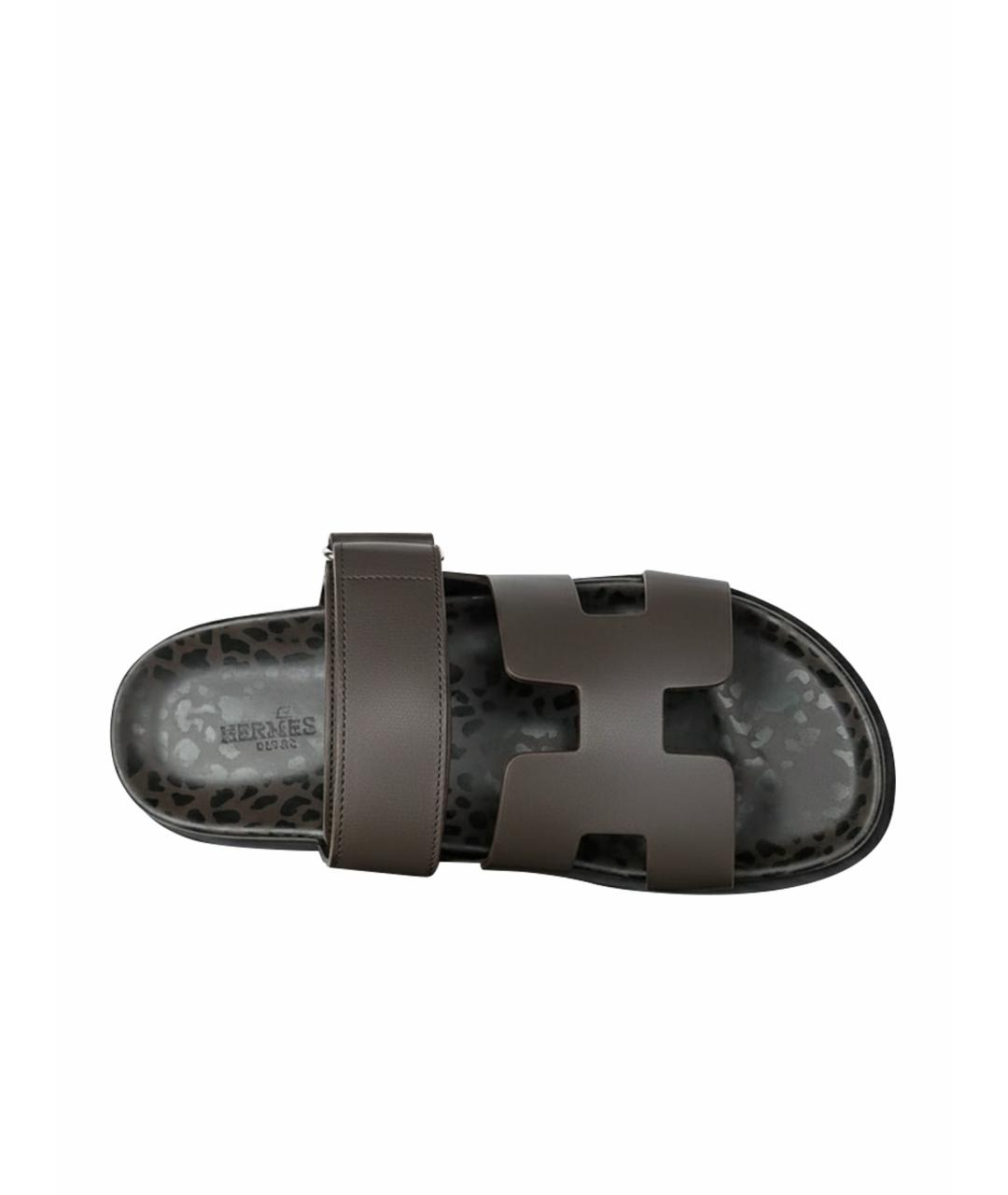 HERMES Кожаные сандалии, фото 1