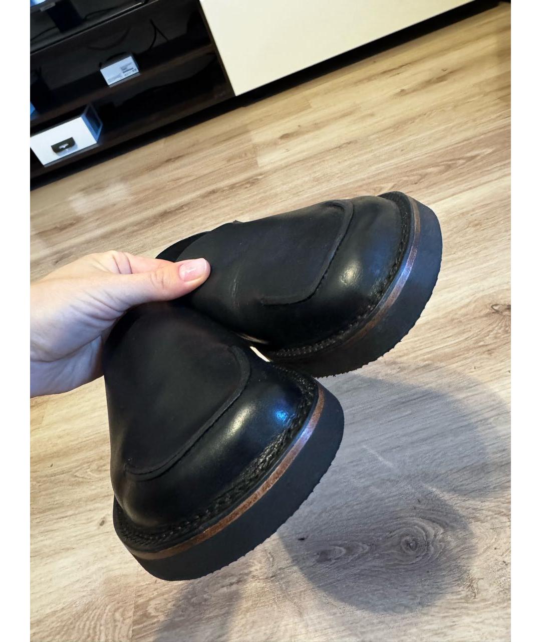 PREMIATA Черные кожаные лоферы, фото 8