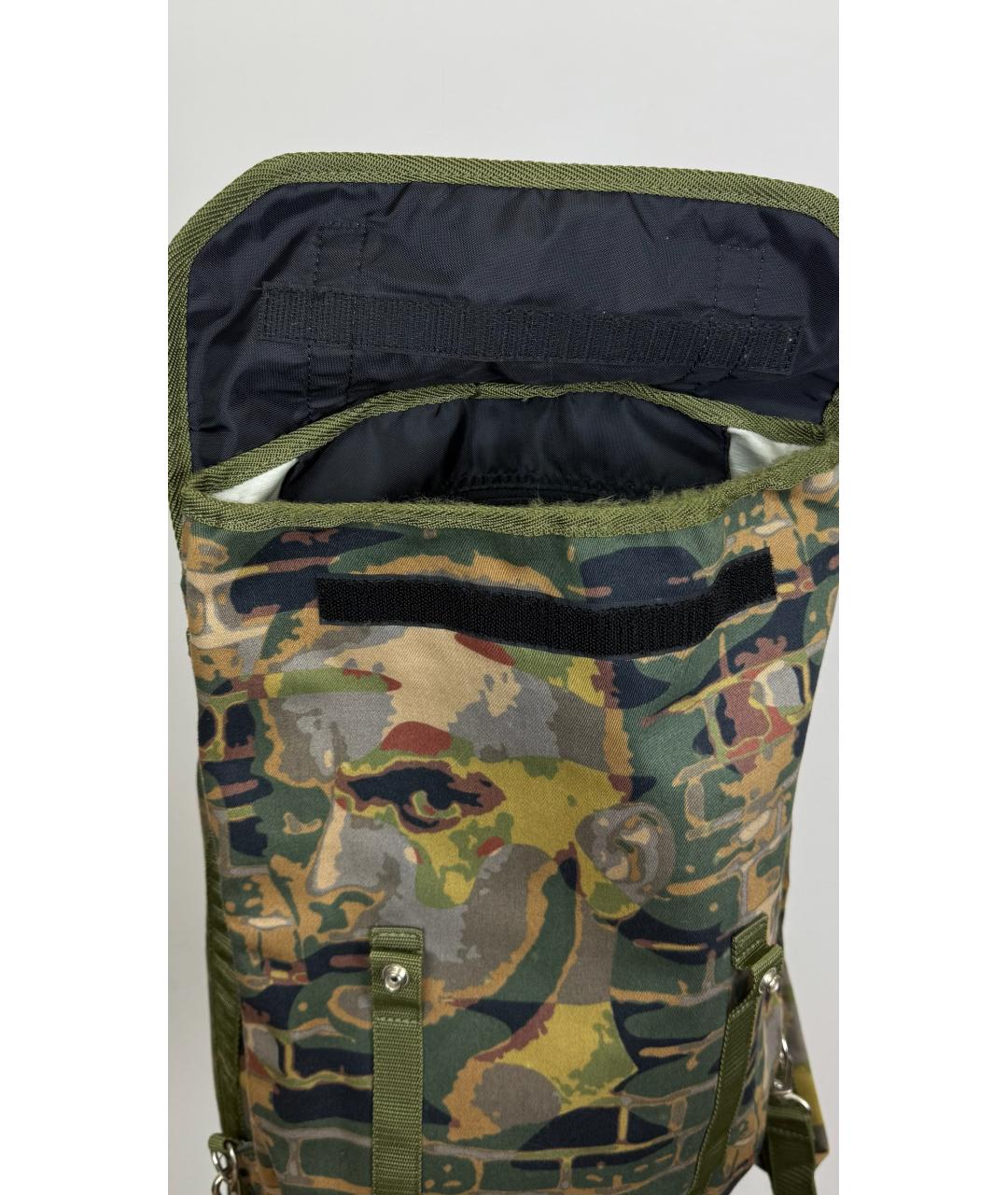 JEAN PAUL GAULTIER Хаки тканевый рюкзак, фото 5