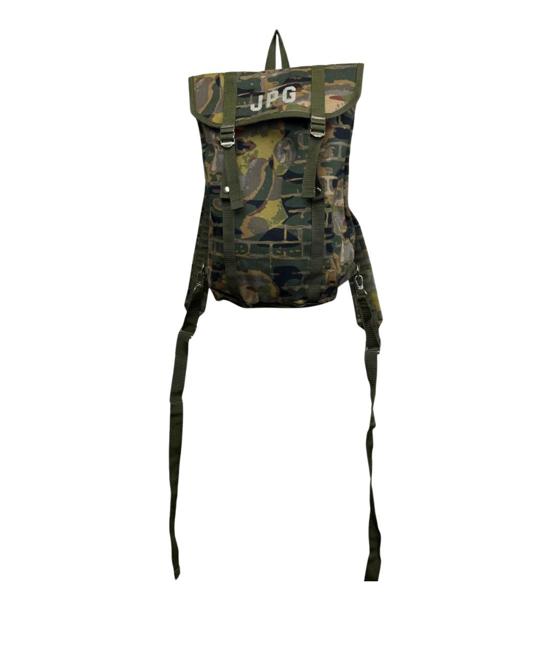 JEAN PAUL GAULTIER Хаки тканевый рюкзак, фото 1