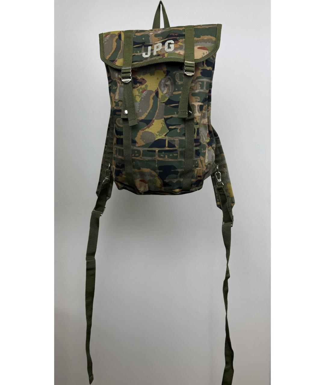 JEAN PAUL GAULTIER Хаки тканевый рюкзак, фото 6