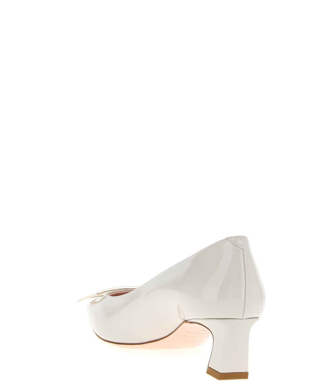 ROGER VIVIER Белые кожаные туфли, фото 2