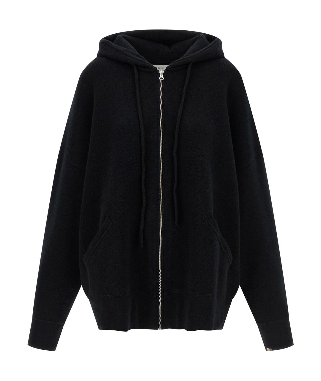 EXTREME CASHMERE Черный кашемировый кардиган, фото 1