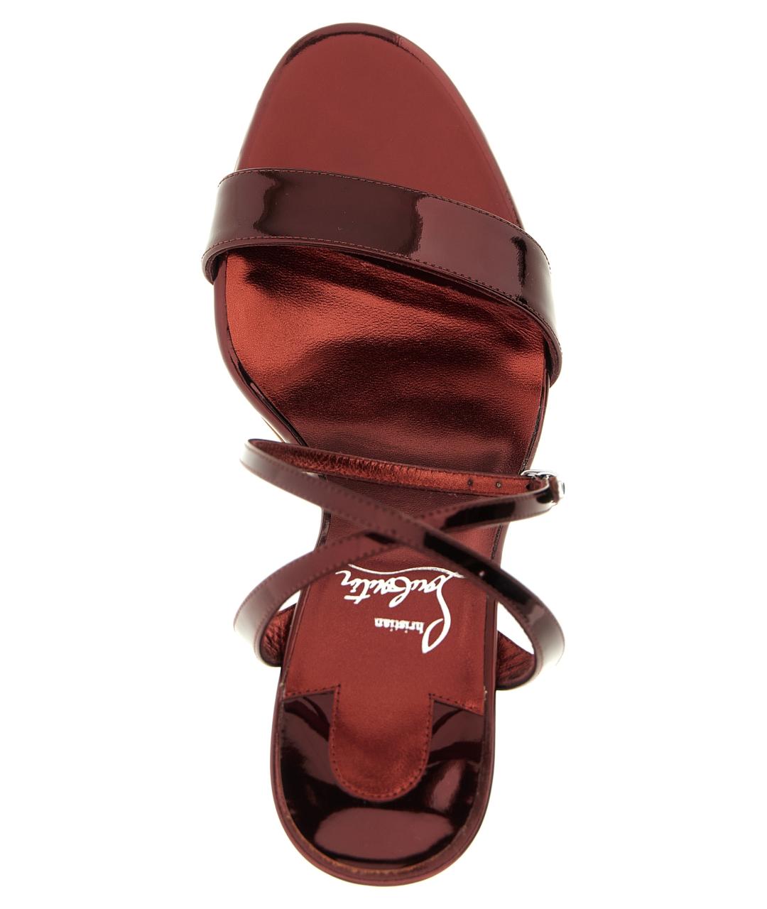 CHRISTIAN LOUBOUTIN Кожаные босоножки, фото 4