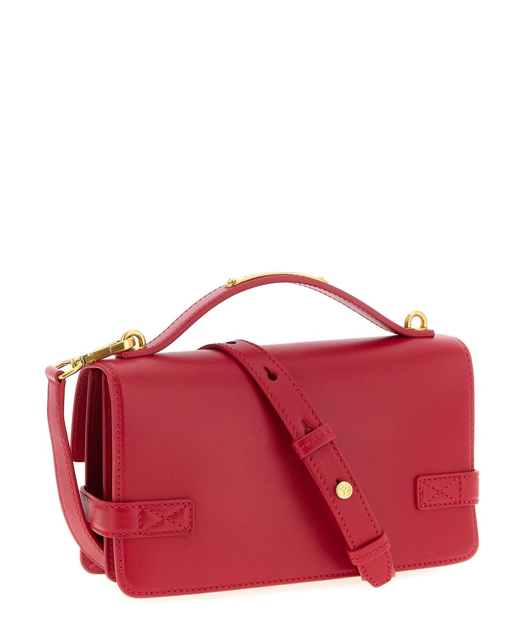 BALMAIN Фуксия кожаная сумка через плечо, фото 2