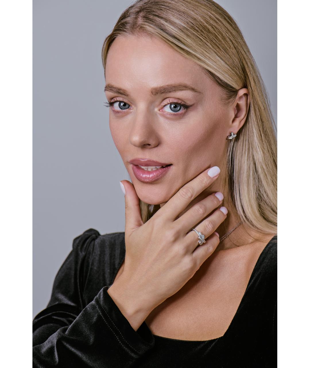 CHAUMET Серебряные серьги из белого золота, фото 4