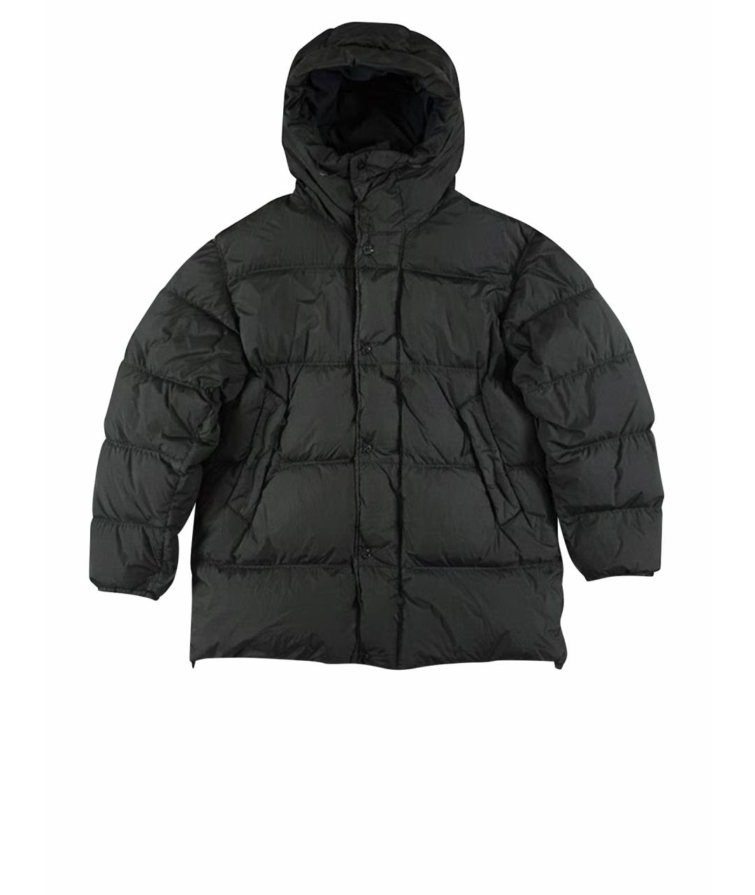STONE ISLAND Черный пуховик, фото 1