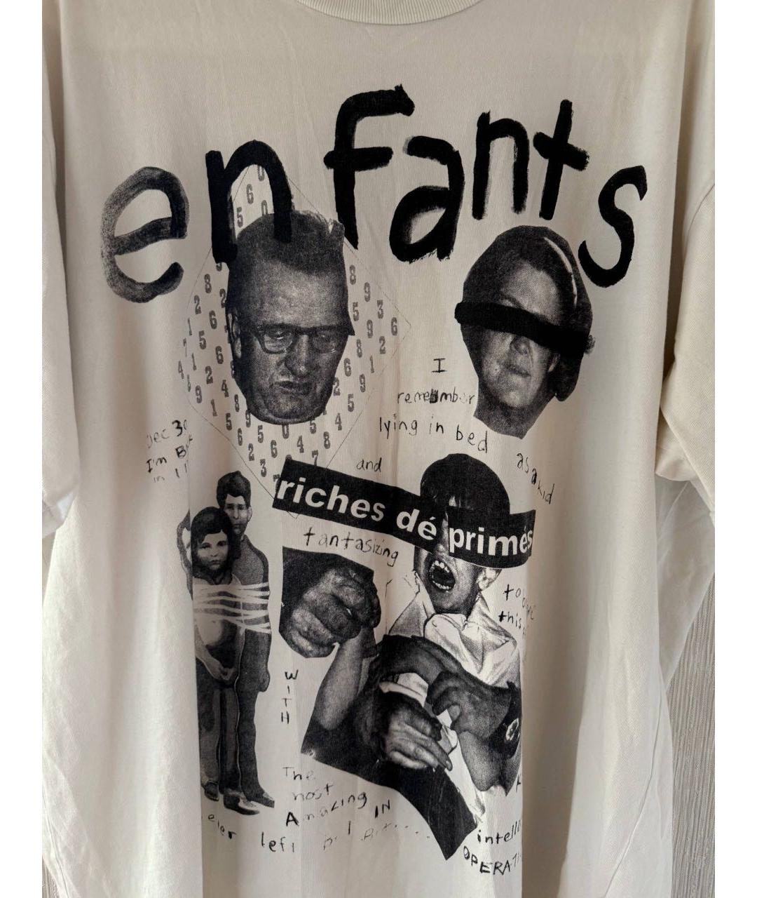 Enfants Riches Déprimés Белая хлопковая футболка, фото 2
