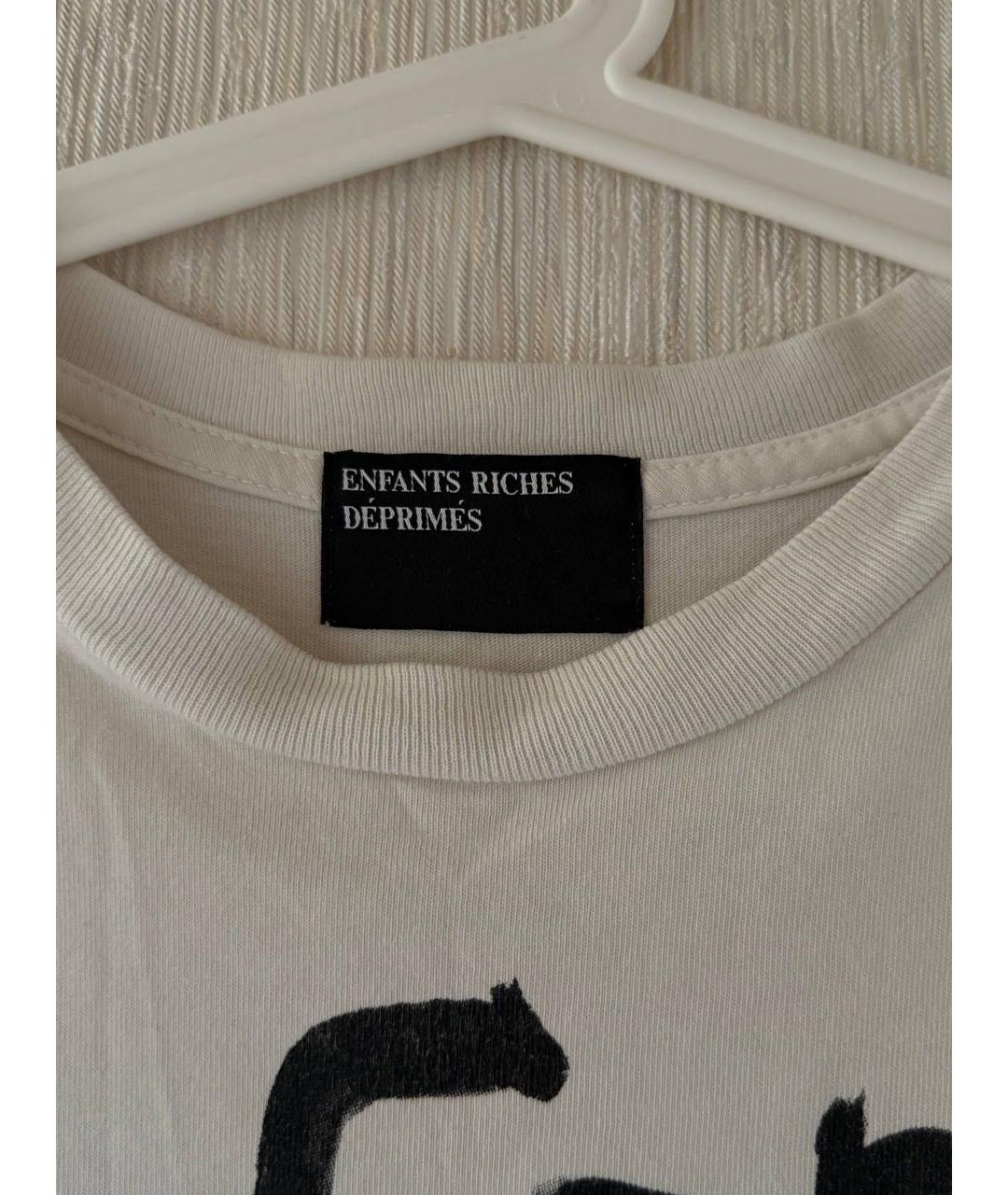 Enfants Riches Déprimés Белая хлопковая футболка, фото 3