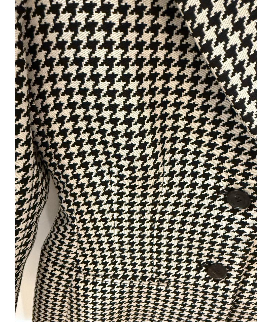 CHRISTIAN DIOR Черный шерстяной костюм с брюками, фото 4